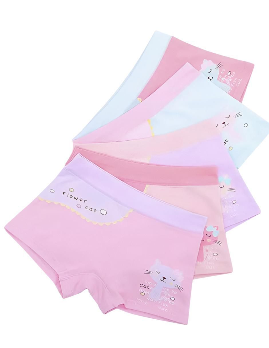 Set bóxer de algodón para niña Set bóxer de algodón para niña