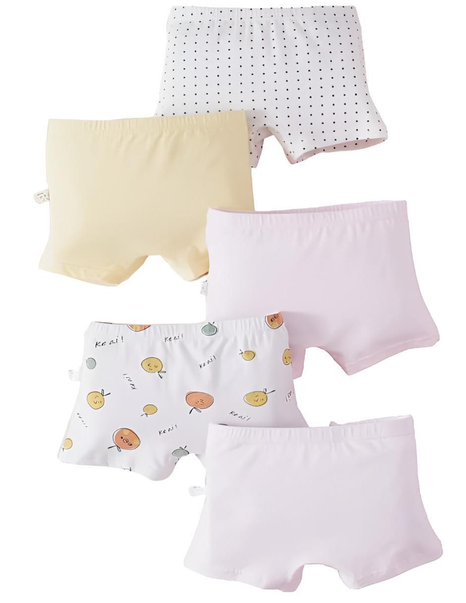 Set bóxer de algodón para niña 4