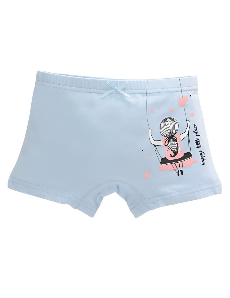 Set bóxer de algodón para niña 5