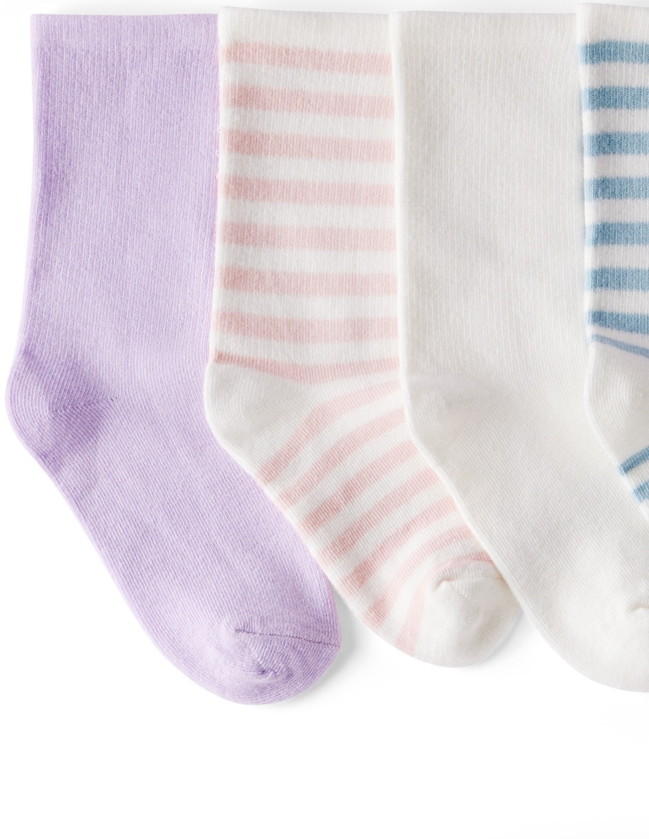 Set de calceta de algodón para niña 10 pares 3