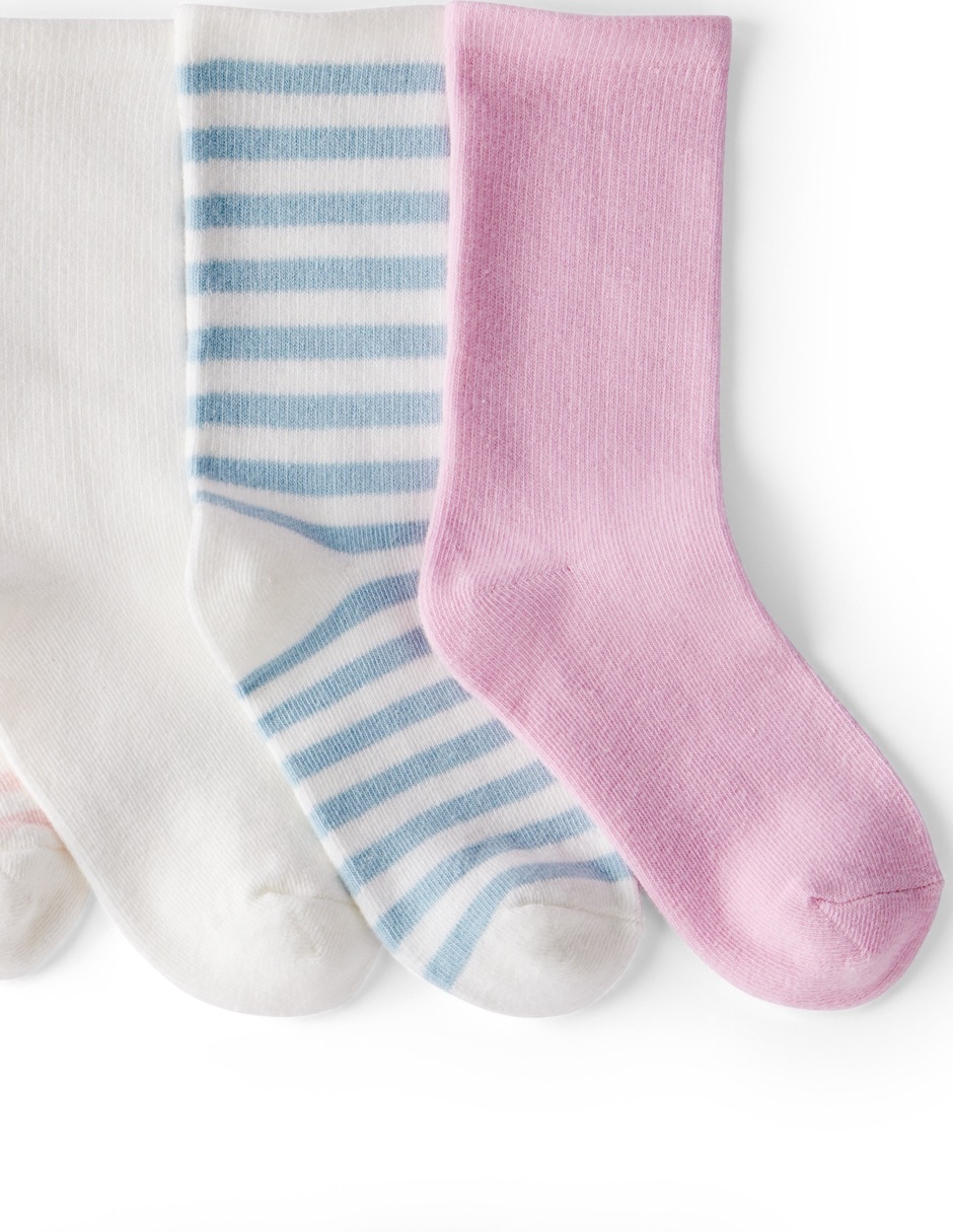 Set de calceta de algodón para niña 10 pares 4