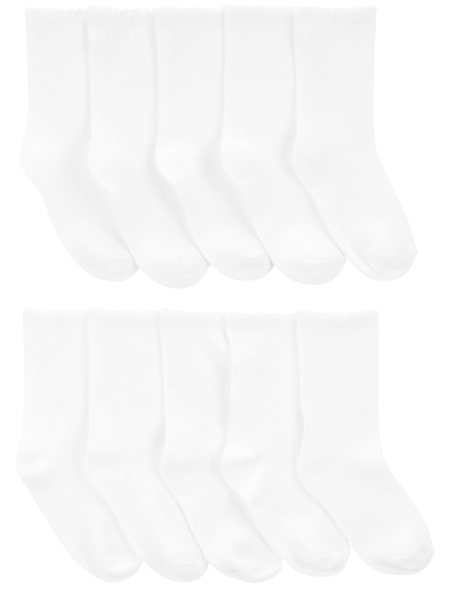Set de calceta de algodón para niña 10 pares