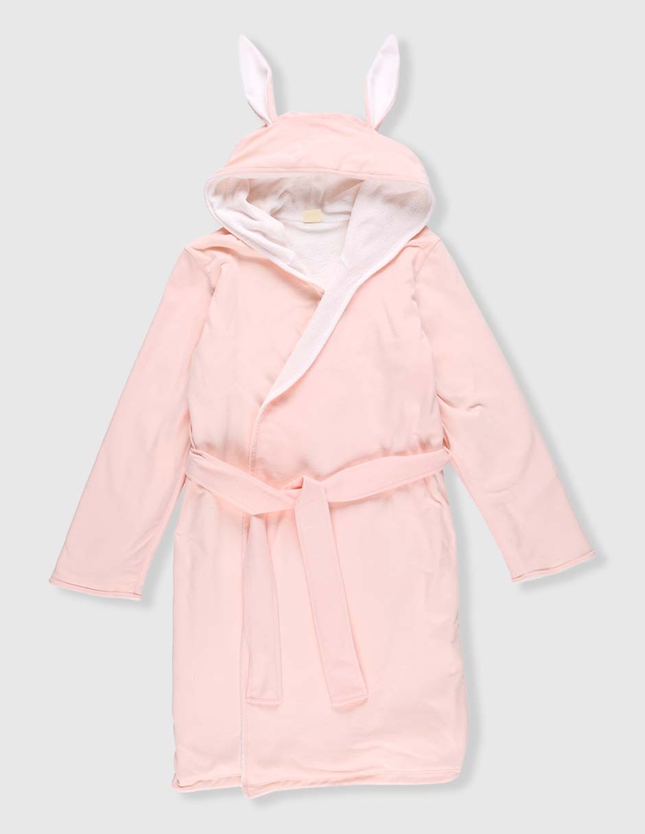 Bata de baño con gorro para niña