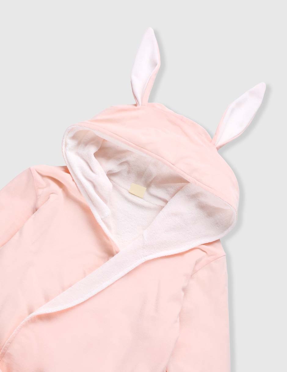 Bata de baño con gorro para niña 3