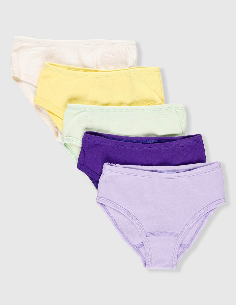 Set panty de algodón para niña