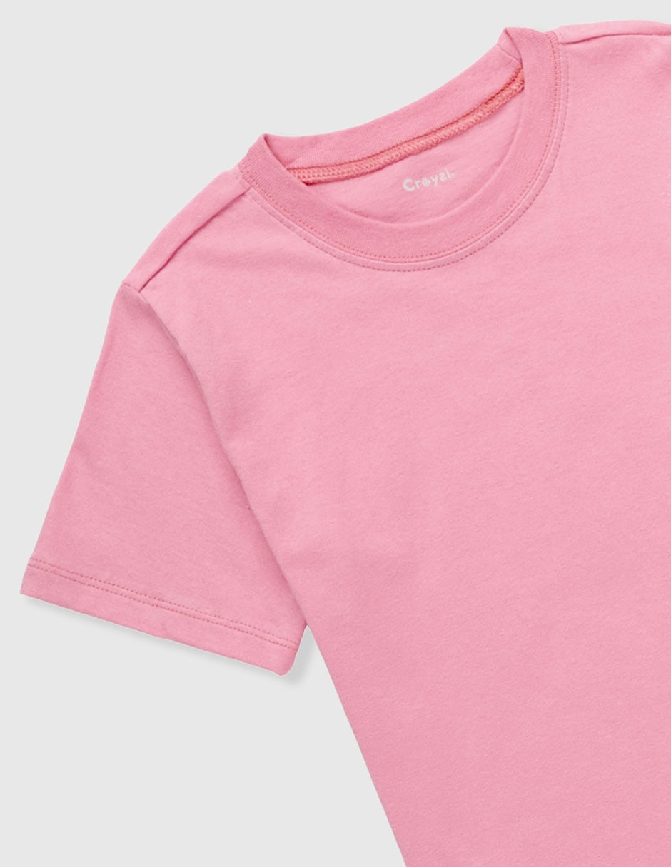 Set camiseta cuello redondo para niña 7
