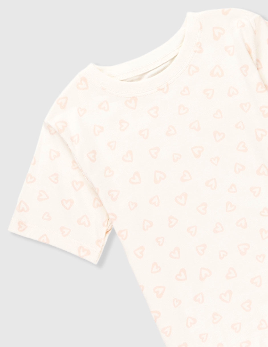 Set camiseta cuello redondo para niña 8
