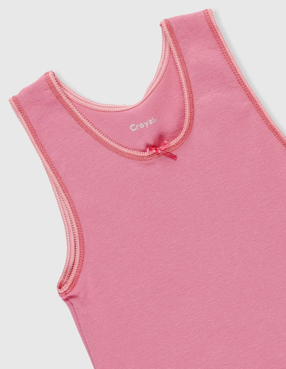Set camiseta cuello redondo Baby para niña 4