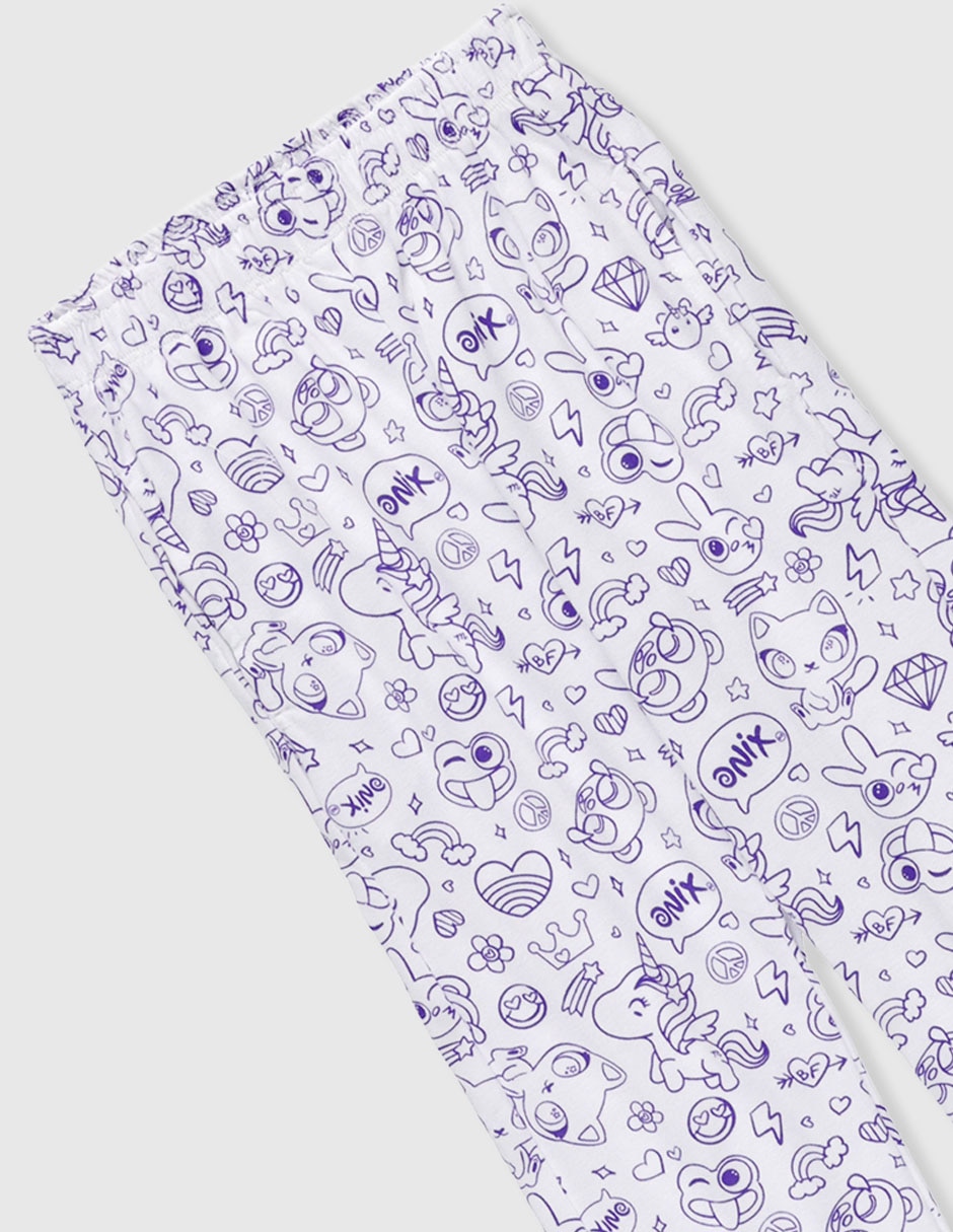 Conjunto pijama para niña 4