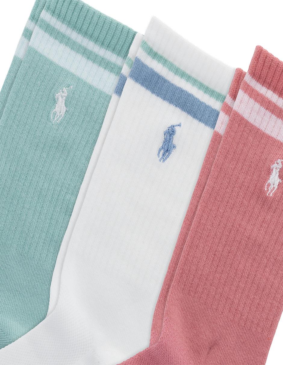 Set calceta de algodón para niña 3 pares 3