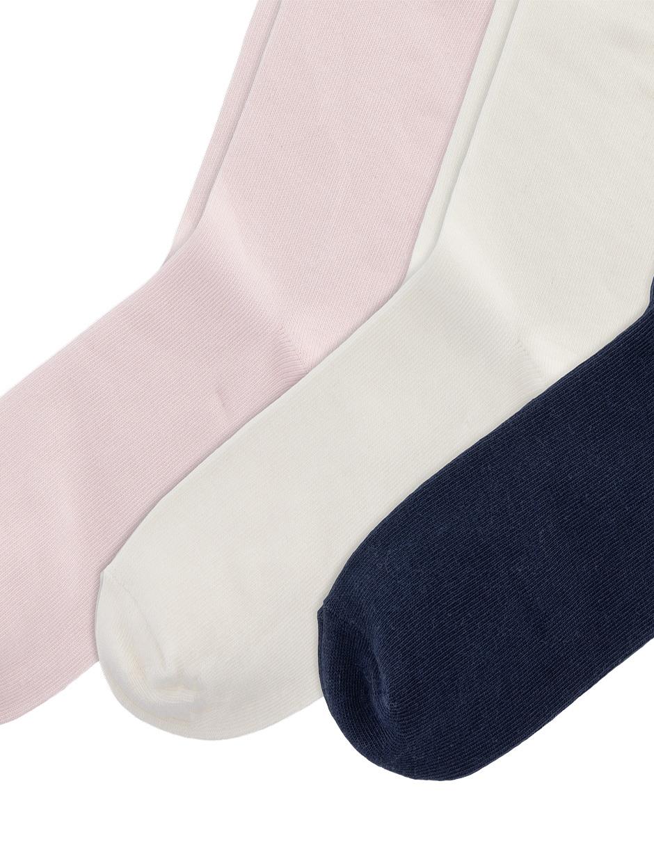 Set de calcetín de algodón para niña 3 pares 2