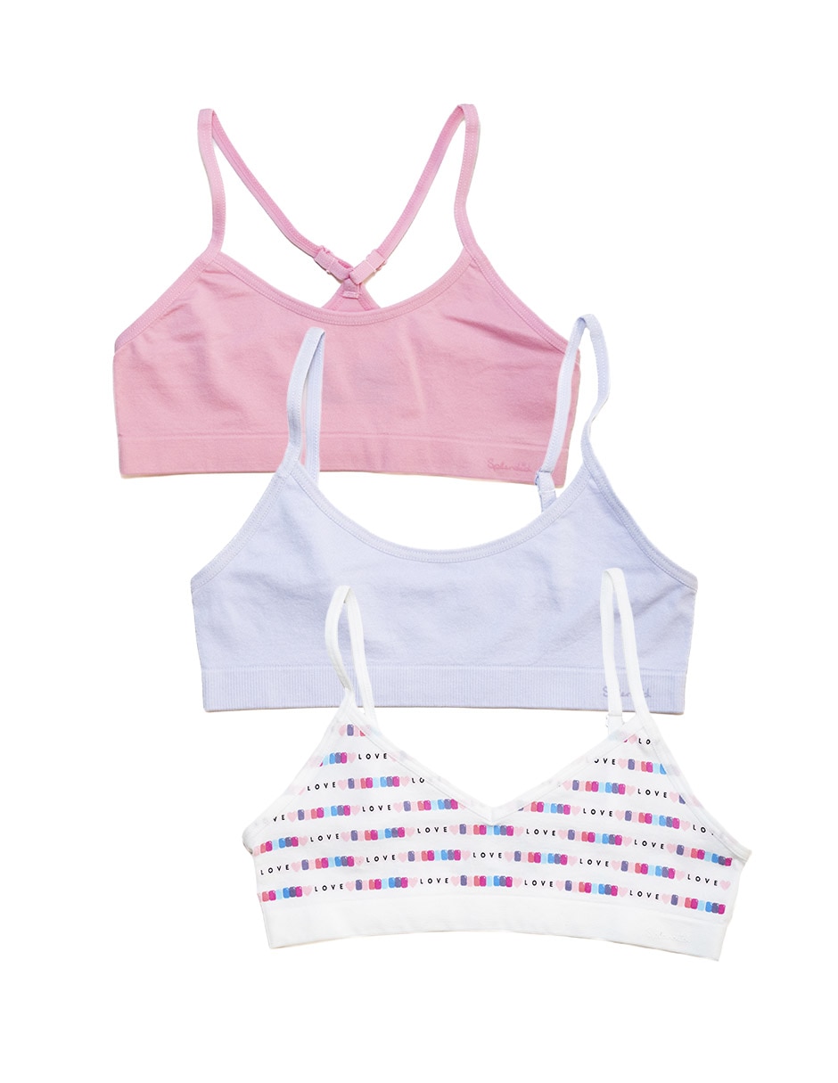 Set corpiño de nylon para niña