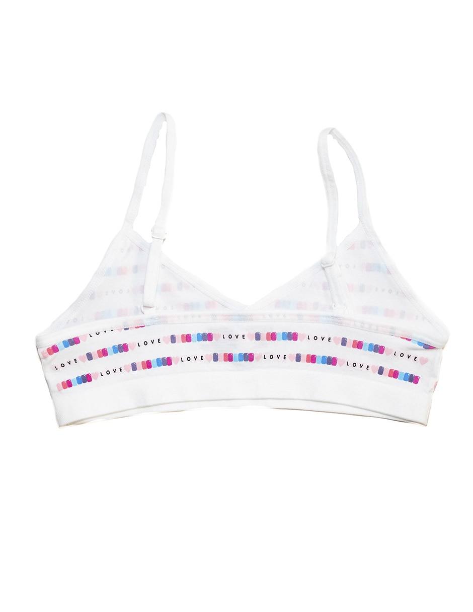 Set corpiño de nylon para niña 8