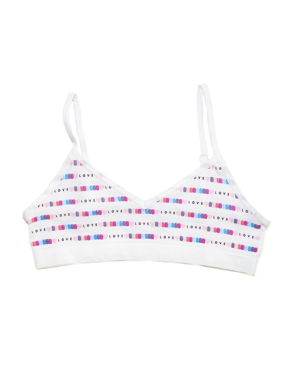 Set corpiño de nylon para niña 10